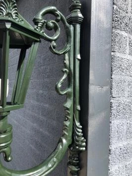 Belle lampe d'extérieur rurale Maastricht, vert foncé