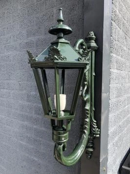 Belle lampe d'extérieur rurale Maastricht, vert foncé