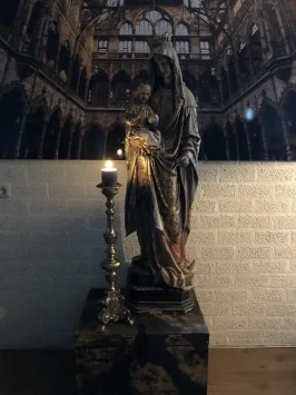 Maria mit Jesus – 130 cm – Polystone – religiöse Statue