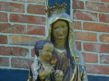 Maria met Jezus – 130 cm – polystone – religieus beeld