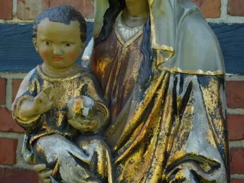 Maria met Jezus – 130 cm – polystone – religieus beeld