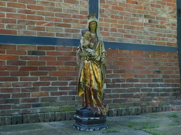 Marie avec Jésus – 130 cm – polystone – statue religieuse