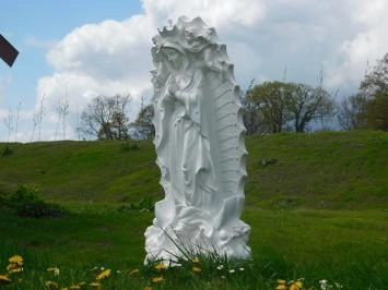 Maria - plaque arrière avec anges - 115 cm - blanc crème