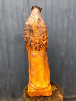 Maria - gietijzeren standbeeld - 92 cm - rustiek - grafbeeld