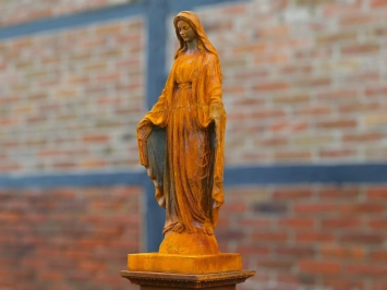 Gusseiserne Gartenstatue der Maria, Kirchenstatue