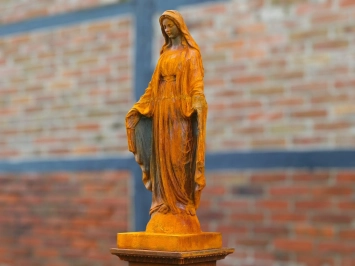 Gusseiserne Gartenstatue der Maria, Kirchenstatue