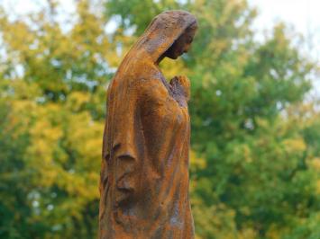 Authentische Marienstatue, Gartenstatue / Kirchliche Statue - Gusseisen Rost