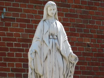 Statue en pierre de Marie - grande statue de la Vierge Marie