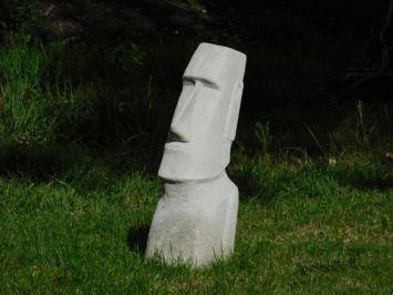 Statue Moai XXL Gartenstatue MOAI Insel roh, voller Stein