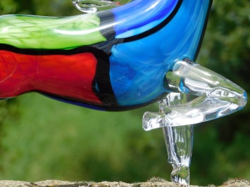 Glasgeblazen paard – Murano stijl – handgemaakt kunstbeeld