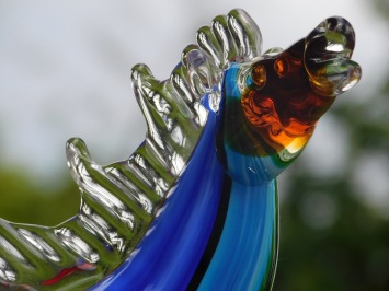 Glasgeblazen paard – Murano stijl – handgemaakt kunstbeeld