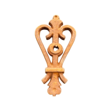 Wandanker in Herzform – aus Gusseisen – rustikal