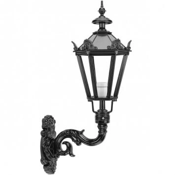 Applique classique L - Alu - Noir - Brûleur céramique