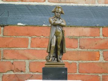 Napoleon - auf Marmorsockel - Bronzestatue - 30 cm