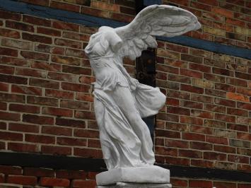 Beeld Nike op Sokkel XL - 194 cm - Steen - Tuinbeeld