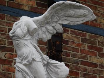 Beeld Nike op Sokkel XL - 194 cm - Steen - Tuinbeeld