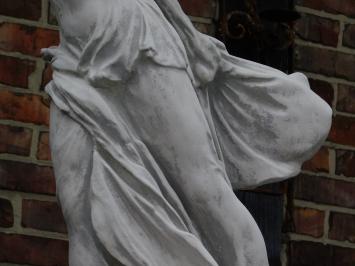 Beeld Nike op Sokkel XL - 194 cm - Steen - Tuinbeeld