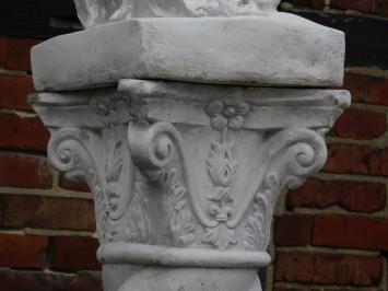 Beeld Nike op Sokkel XL - 194 cm - Steen - Tuinbeeld