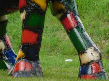 Elefant – Metallskulptur – handgefertigt – 135 x 180 cm