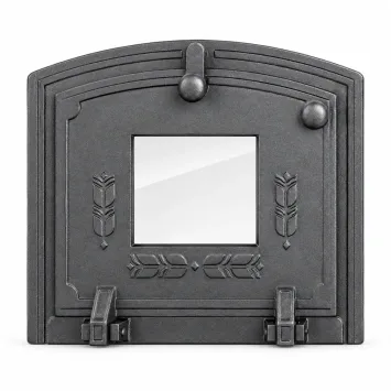 Ovendeur - openhaard deur - van gietijzer - 31.5 x 37 cm
