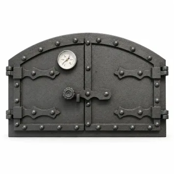 Gietijzeren ovendeur - pizza oven - met temperatuurmeter