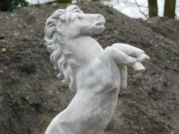 Cheval - sur socle - statue animalière en pierre - 150 cm - classique