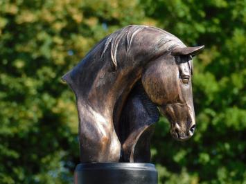 Paardenbeeld van Polystone - Bronskleurig