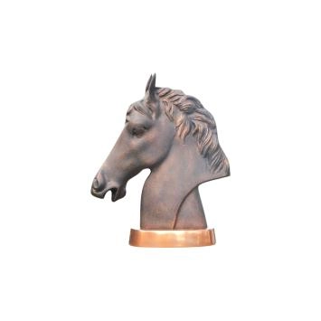Lot De 20 Boutons Ronds En Alliage De Zinc – Tête De Cheval Sculptée, Ton Bronze