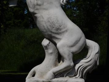 Steigerend paard - stenen dierenbeeld - 130 cm - klassiek