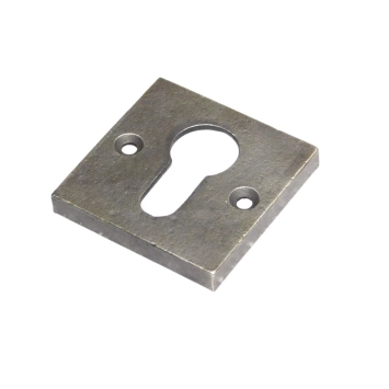 Rosette für Zylinderschlösser – PC – verzinktes Gusseisen – quadratisch
