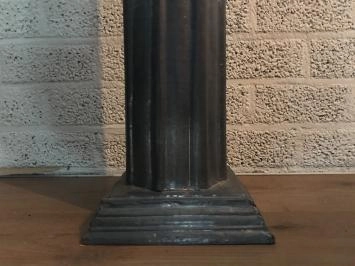 Zuil - houten pilaar - 99 cm - Grieks/Romeinse stijl - grijs