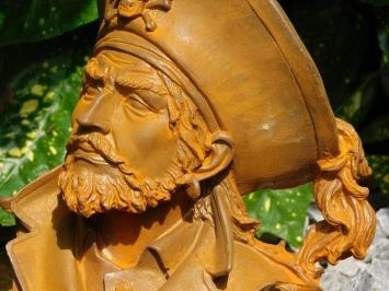 Pirate - statue en fonte - 30 cm - rustique - détaillée
