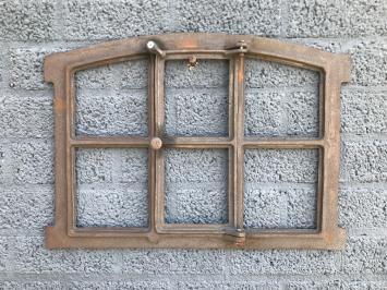 Eisenfenster für Gartenwand, Stallfenster, Fenster im antiken Stil - 57x42