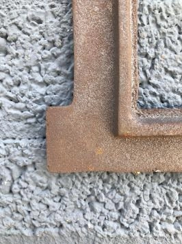 IJzeren antieke stalraam - 57 x 42 cm - raam voor tuinmuur