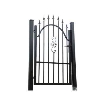 Sierlijke poort, poedercoating zwart, hekwerk