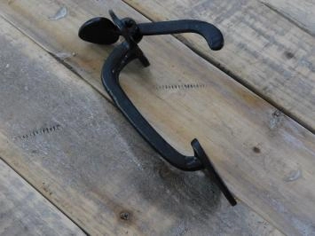 Serrure de porte stable / quincaillerie de portail, ensemble complet de quincaillerie de porte, noir mat