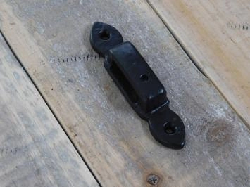 Serrure de porte stable / quincaillerie de portail, ensemble complet de quincaillerie de porte, noir mat
