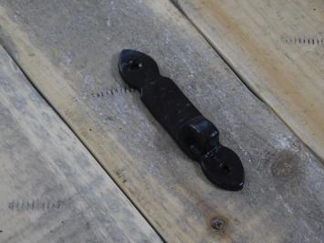 Serrure de porte stable / quincaillerie de portail, ensemble complet de quincaillerie de porte, noir mat
