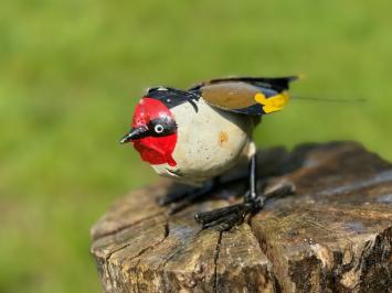 Putter - vogel beeldje - handgemaakt