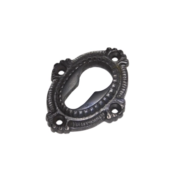 Slotrozet PC – donker gepatineerd messing – klassiek