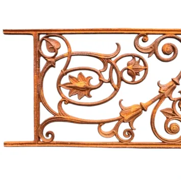 Clôture en fonte – cadre de fenêtre – 112 cm – décoration antique