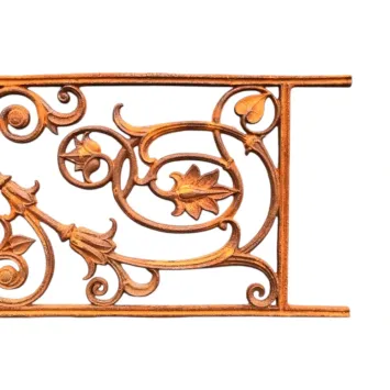 Clôture en fonte – cadre de fenêtre – 112 cm – décoration antique
