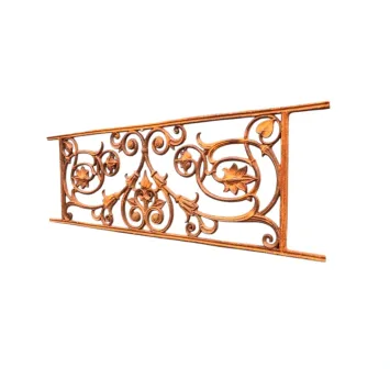 Clôture en fonte – cadre de fenêtre – 112 cm – décoration antique