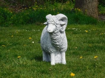 Widder - XL - Tierstatue aus Stein - 48 cm - Gartendekoration