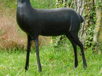 Dekorative Hirschstatue – Aluminium – 70 cm – Rehskulptur
