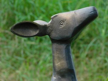 Statue décorative de cerf – aluminium – 70 cm – sculpture de chevreuil