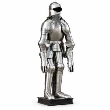 Ridderharnas op Standaard – Metaal – 190 cm – Middeleeuws