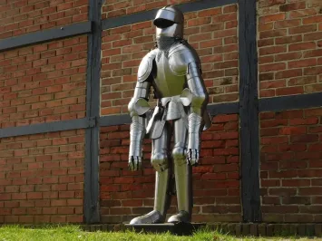 Armure de chevalier sur pied – Métal – 190 cm – Médiévale