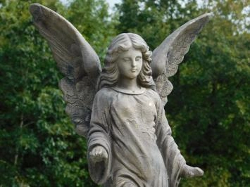 Ange - statue en polystone - 72 cm - robuste - classique