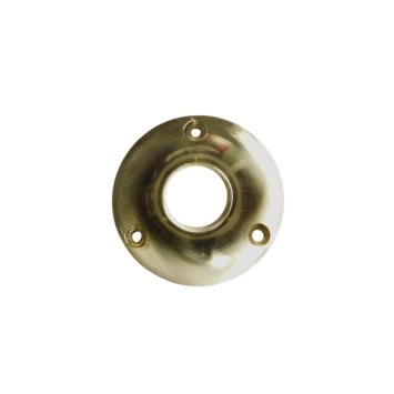 Ronde klinkrozet – messing – diameter 5 cm – deurbeslag